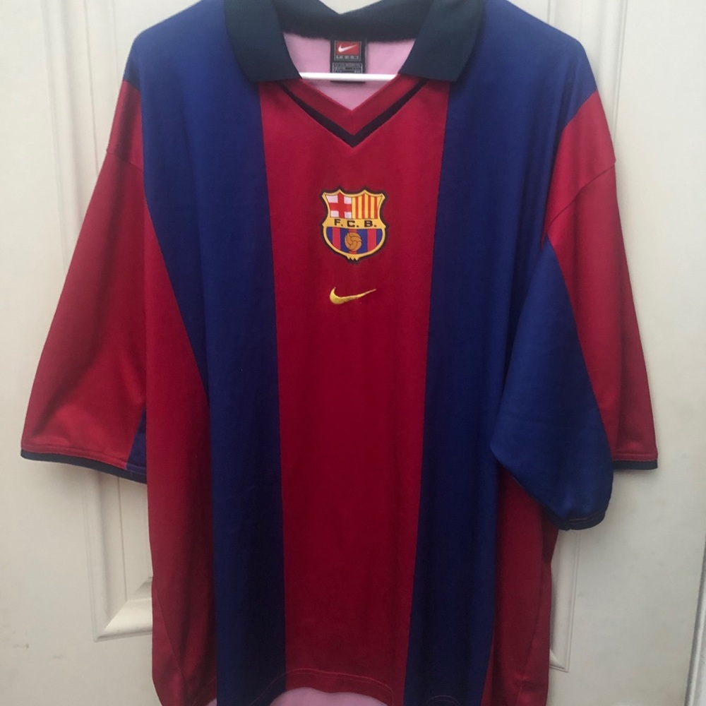 2000 Barcelona Nike Home Kit XXL